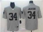 Las Vegas Raiders #34 Bo Jackson Gray Inverted Limited Jersey