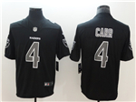 Las Vegas Raiders #4 Derek Carr Black Vapor Impact Limited Jersey