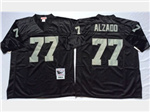 Los Angeles Raiders #77 Lyle Alzado Throwback Black Jersey