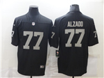 Las Vegas Raiders #77 Lyle Alzado Black Vapor Limited Jersey