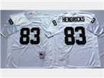 Los Angeles Raiders #83 Ted Hendricks Throwback White Jersey