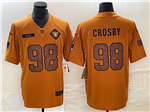 Las Vegas Raiders #98 Maxx Crosby 2023 Brown Salute To Service Limited Jersey