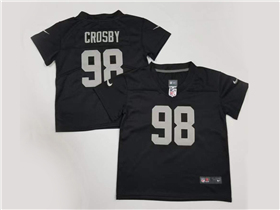 Las Vegas Raiders #98 Maxx Crosby Toddler Black Vapor Limited Jersey