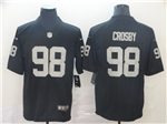 Las Vegas Raiders #98 Maxx Crosby Black Vapor Limited Jersey