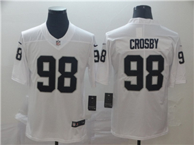 Las Vegas Raiders #98 Maxx Crosby Youth White Vapor Limited Jersey