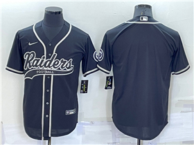 Las Vegas Raiders Black Baseball Cool Base Team Jersey