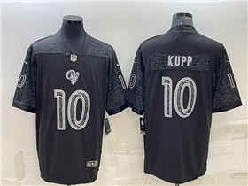 Los Angeles Rams #10 Cooper Kupp Black RFLCTV Limited Jersey