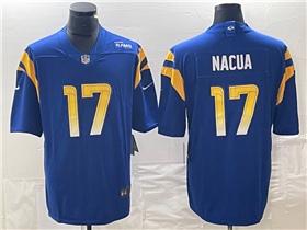 Los Angeles Rams #17 Puka Nacua Royal Vapor Limited Jersey