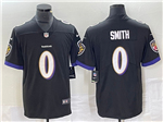 Baltimore Ravens #0 Roquan Smith Black Vapor Limited Jersey