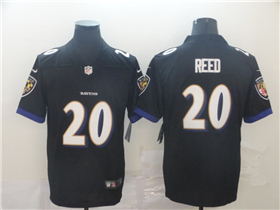 Baltimore Ravens #20 Ed Reed Black Vapor Limited Jersey