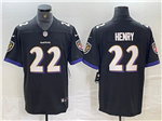 Baltimore Ravens #22 Derrick Henry Black Vapor Limited Jersey