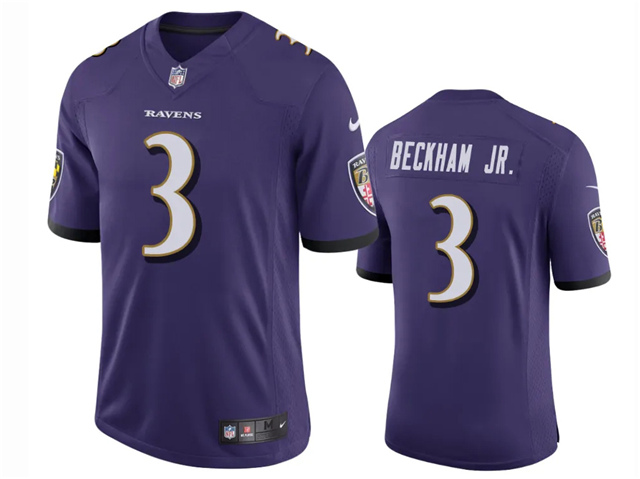 Baltimore Ravens 3 Odell Beckham Jr Purple Vapor Limited Jersey Tte Tradingltd Tteroom 3153