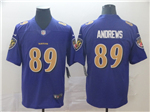 Baltimore Ravens #89 Mark Andrews Color Rush Purple Limited Jersey