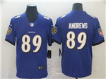 Baltimore Ravens #89 Mark Andrews Purple Vapor Limited Jersey