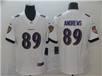 Baltimore Ravens #89 Mark Andrews White Vapor Limited Jersey