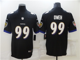 Baltimore Ravens #99 Odafe Oweh Black Vapor Limited Jersey