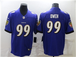 Baltimore Ravens #99 Odafe Oweh Purple Vapor Limited Jersey