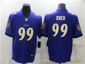 Baltimore Ravens #99 Odafe Oweh Purple Vapor Limited Jersey