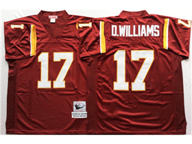 Washington Redskins #17 Doug Williams Throwback Burgundy Jersey