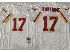 Washington Redskins #17 Doug Williams Throwback White Jersey