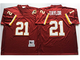 Washington Redskins #21 Sean Taylor Throwback Burgundy Jersey