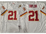 Washington Redskins #21 Sean Taylor Throwback White Jersey