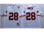 Washington Redskins #28 Darrell Green Throwback White Jersey