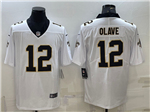 New Orleans Saints #12 Chris Olave White Vapor Limited Jersey