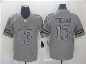 New Orleans Saints #13 Michael Thomas Gray Gridiron Gray Limited Jersey