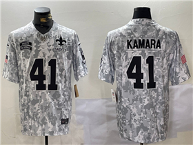 New Orleans Saints #41 Alvin Kamara Arctic Camo 2024 Salute To Service Limited Jersey