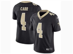 New Orleans Saints #4 Derek Carr Black Vapor Limited Jersey