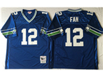 Seattle Seahawks #12 Fan Throwback Blue Jersey