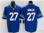 Seattle Seahawks #27 Riq Woolen Royal Throwback Vapor F.U.S.E. Limited Jersey