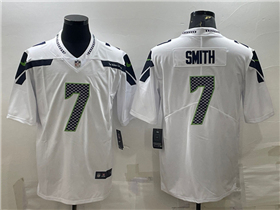 Seattle Seahawks #7 Geno Smith White Vapor Limited Jersey