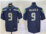 Seattle Seahawks #9 Kenneth Walker III Blue Vapor Limited Jersey