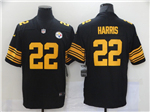 Pittsburgh Steelers #22 Najee Harris Black Color Rush Limited Jersey