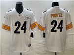 Pittsburgh Steelers #24 Joey Porter Jr. White Vapor Limited Jersey