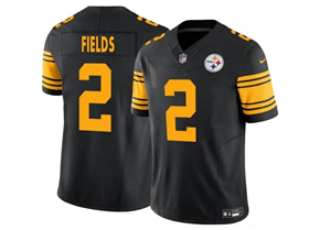 Pittsburgh Steelers #2 Justin Fields Color Rush Black F.U.S.E. Limited ...