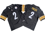 Pittsburgh Steelers #2 Justin Fields Black Vapor F.U.S.E. Limited Jersey