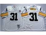 Pittsburgh Steelers #31 Donnie Shell 1975 Throwback White Jersey