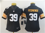 Pittsburgh Steelers #39 Minkah Fitzpatrick Women's Alternate Black Vapor Limited Jersey