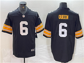 Pittsburgh Steelers #6 Patrick Queen Alternate Black Vapor Limited Jersey