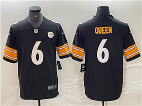 Pittsburgh Steelers #6 Patrick Queen Black Vapor Limited Jersey