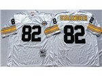 Pittsburgh Steelers #82 John Stallworth 1975 Throwback White Jersey