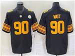 Pittsburgh Steelers #90 T.J. Watt Black Color Rush Vapor F.U.S.E. Limited Jersey