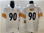 Pittsburgh Steelers #90 T.J. Watt White Vapor F.U.S.E. Limited Jersey