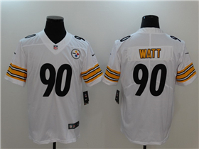 Pittsburgh Steelers #90 T.J. Watt White Vapor Limited Jersey