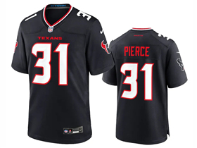 Houston Texans #31 Dameon Pierce Tank Dell 2024 Navy Vapor Limited Jersey