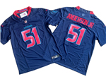 Houston Texans #51 Will Anderson Jr. 2024 Alternate Navy Vapor F.U.S.E. Limited Jersey