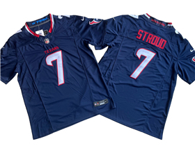 Houston Texans #7 C.J. Stroud 2024 Navy Vapor F.U.S.E. Limited Jersey